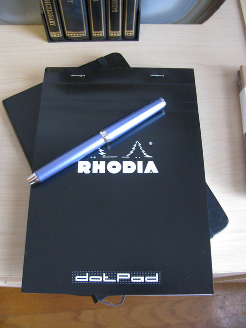 Best Paper for Calligraphy Ink  Testing Calligraphy on Rhodia Notepad 