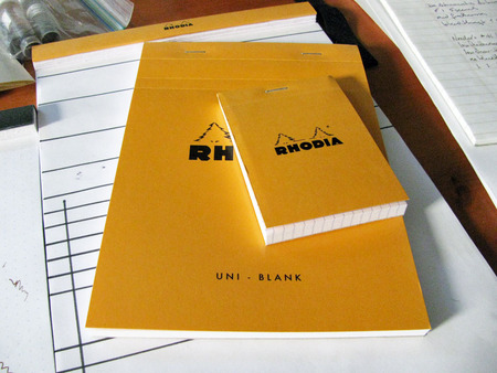 Rhodia notepads