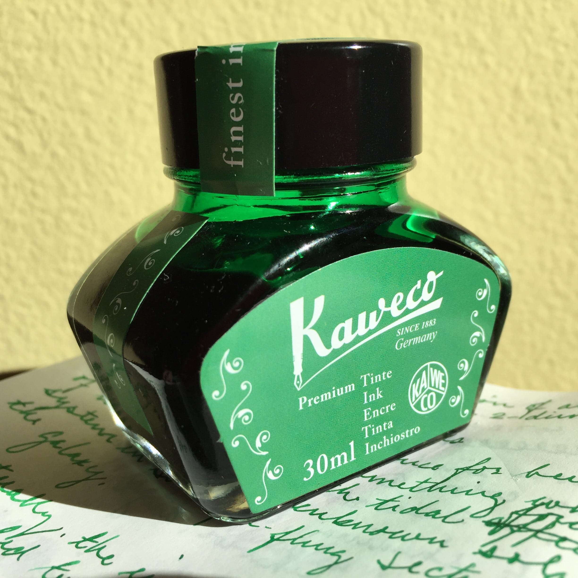 Kaweco Palm Green bottle