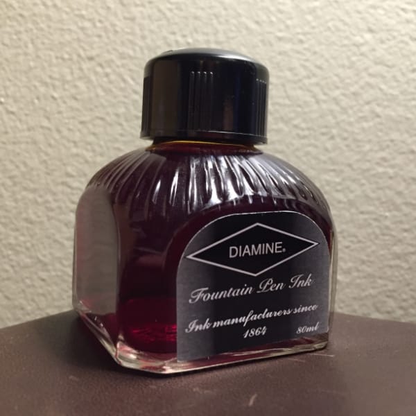 Diamine Blaze Orange bottle