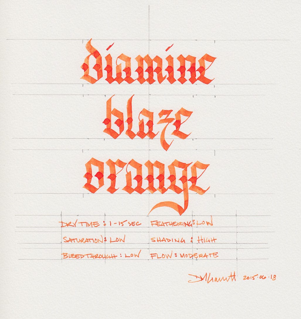 Diamine Blaze Orange